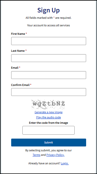 Sign Up Form